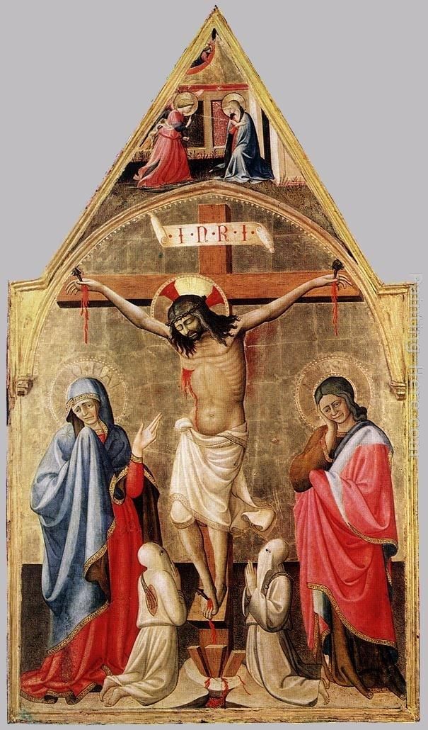 Antonio Da Firenze Crucifixion with Mary and St John the Evangelist
